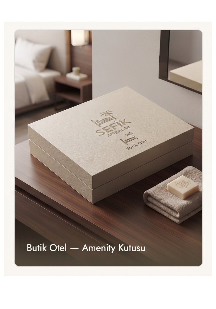 Sefik Ambalaj - Butik Otel Odaları İçin Lüks Amenity Kutusu